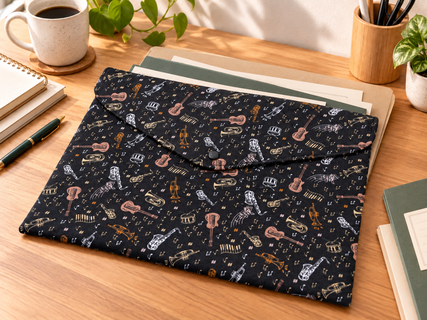 Grande pochette multi-usage – Collection Musique