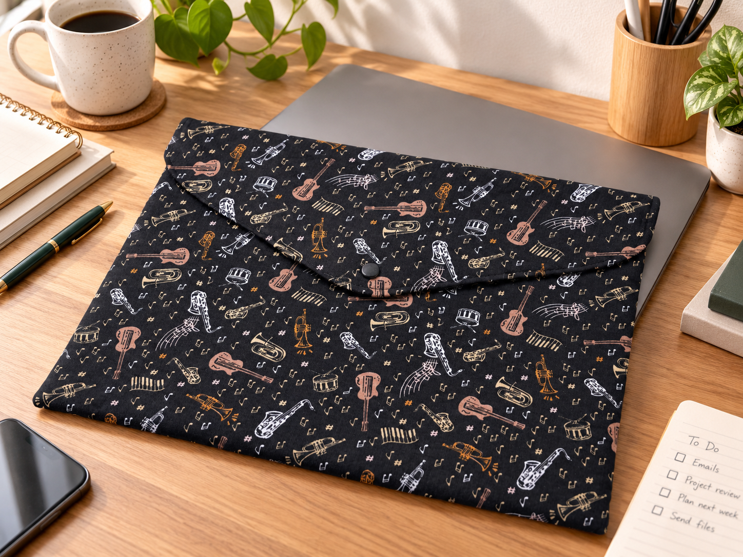 Grande pochette multi-usage – Collection Musique
