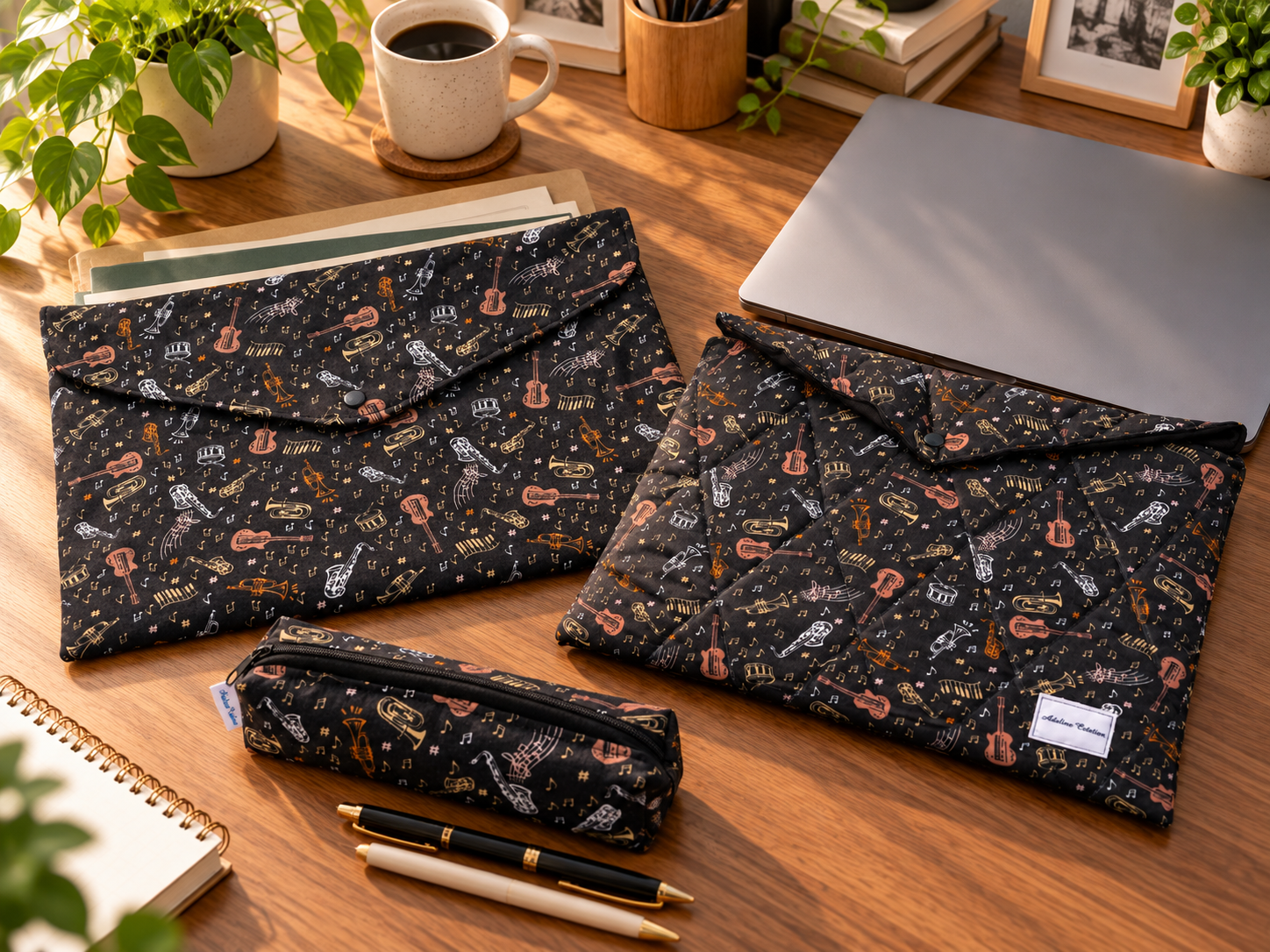 Grande pochette multi-usage – Collection Musique