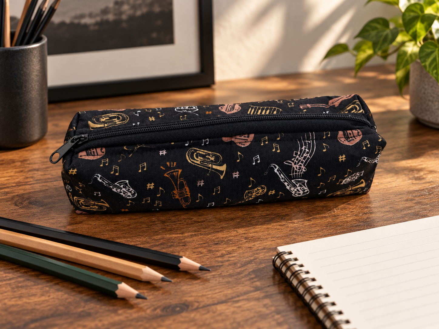 Trousse motif musique